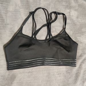 LAST CHANCE Gently used PINK strappy sports bra